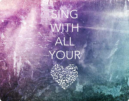Sing With All Your Heart Galaxy Book 12in Skin